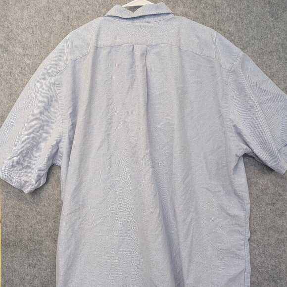 Men's Ralph Lauren Button Down Up short Sleeve shirt blue Classic Fit 3XLT Tall - Picture 2 of 7